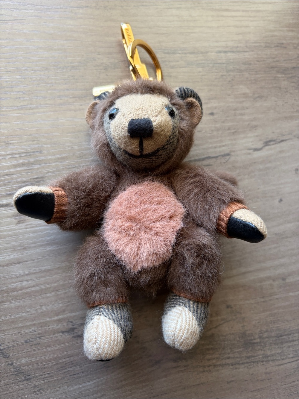 EUC Burberry Thomas Monkey Bear Handbag Charm
